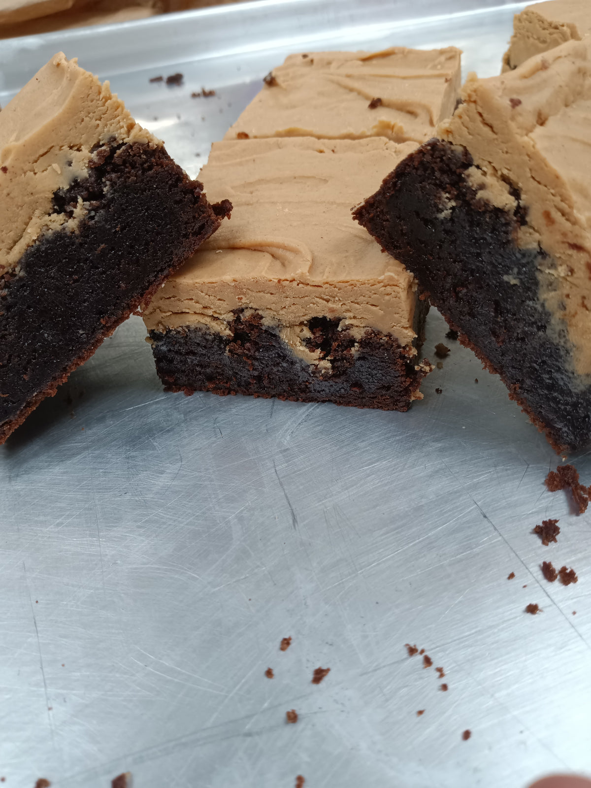 Frownie-Fudge Topped Brownie (1/2+lb) $8 *ORDERS SHIP WHEN TEMPS UNDER 75° UNLESS YOU PICK ICE PACK SHIPPING*