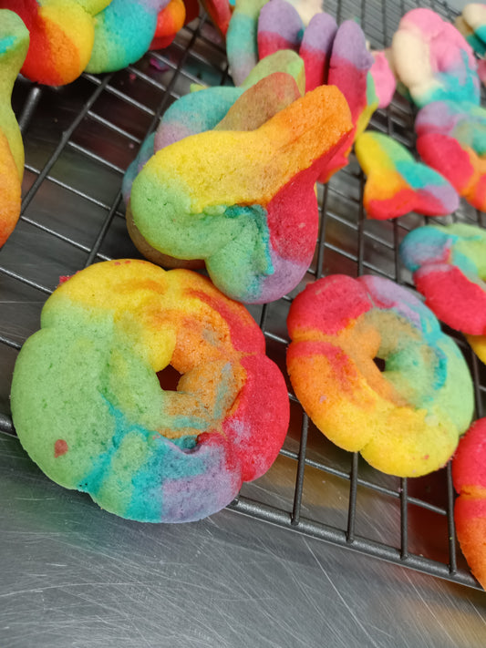 Spritz Pride Love Cookies $10/dozen *classic Spritz Cookies with a twist*