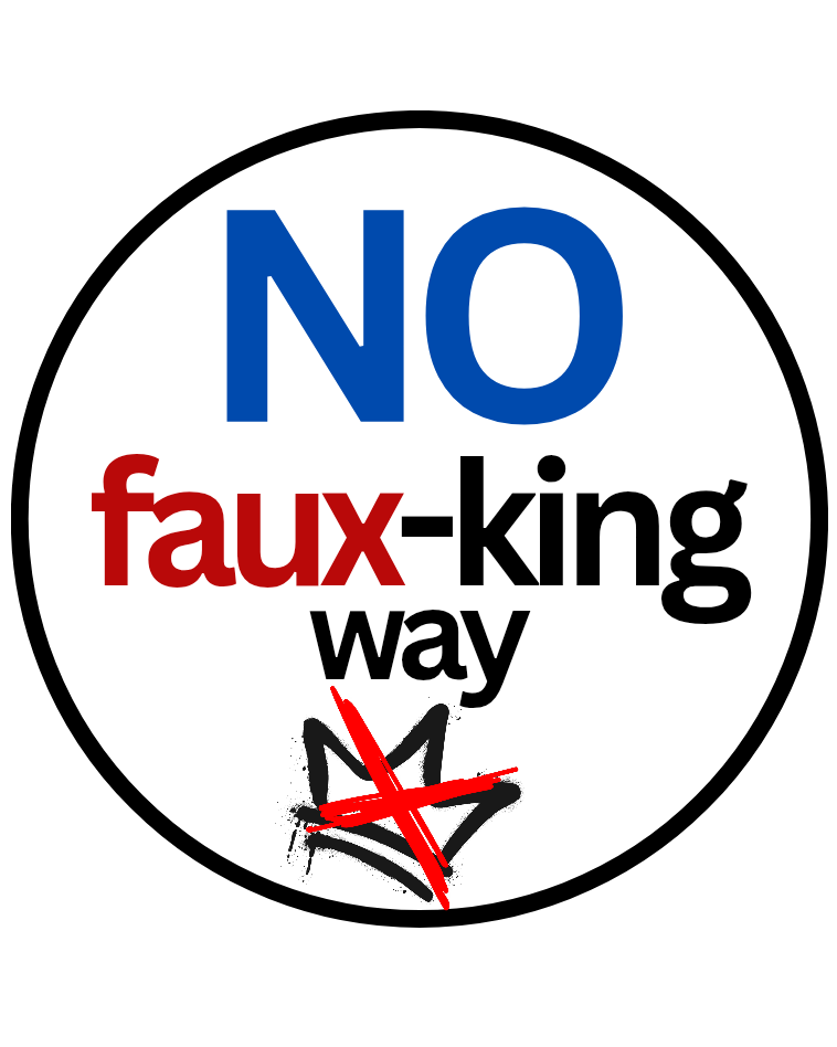 PROTEST PUCK (Chocolate Covered Fudge) - NO FAUX KING WAY - 3oz *ORDERS SHIP WHEN TEMPS UNDER 75° UNLESS YOU PICK ICE PACK SHIPPING*