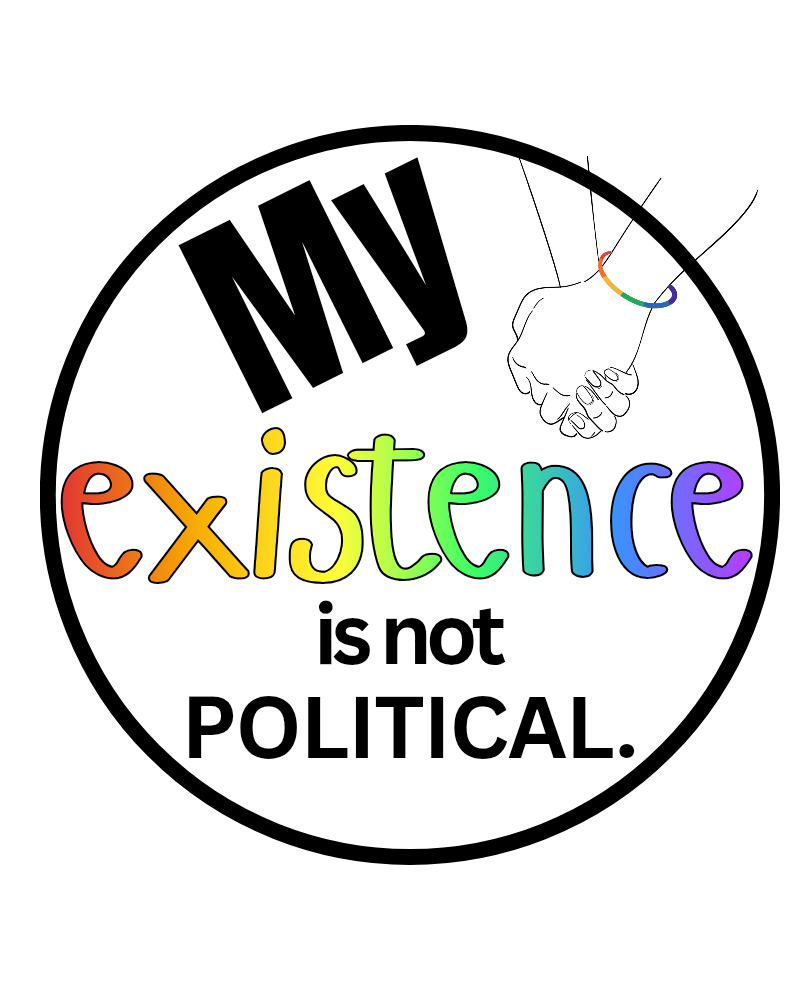 PROTEST PUCK (Chocolate Covered Fudge) - MY EXISTENCE ISN'T POLITICAL - 3oz *ORDERS SHIP WHEN TEMPS UNDER 75° UNLESS YOU PICK ICE PACK SHIPPING*