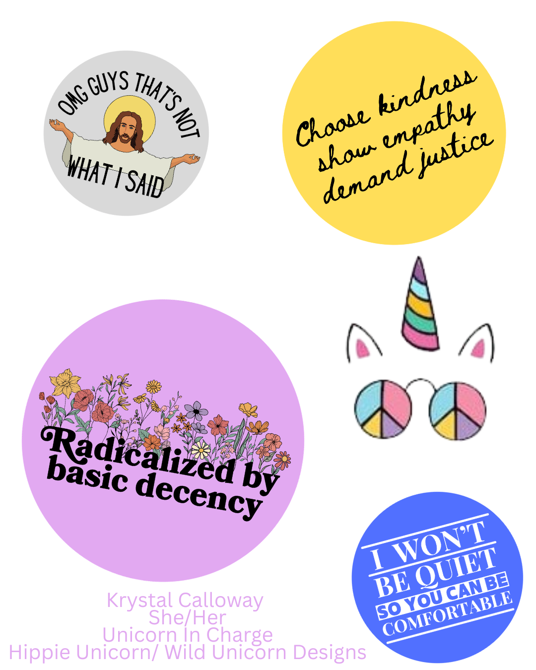 PROTEST PUCK (Chocolate Covered Fudge) - WILD UNICORN DESIGNS COLLECTION - 3oz *ORDERS SHIP WHEN TEMPS UNDER 75° UNLESS YOU PICK ICE PACK (Copy)